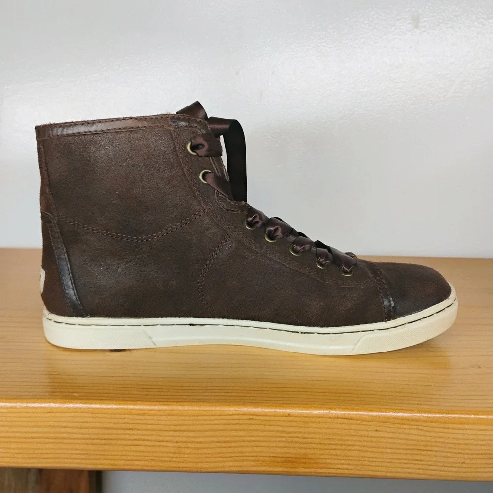 UGG Australia‎ Blaney Crystals Brown Leather Ankle Booties Womens Size 7 Shoes